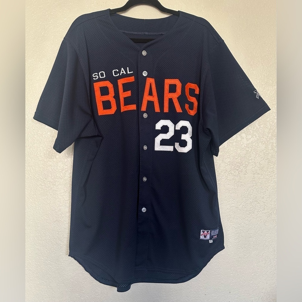 So Cal Bears  Men's Blue Baseball Jersey #23  Size 48 T- Shirt Athletic Sport